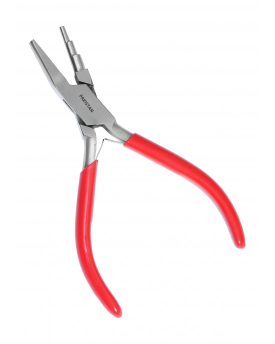 Concave And Round Nose 3 Step Wire Looping Jewelry Pliers